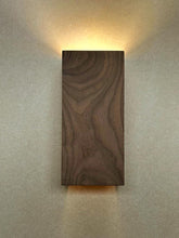 Load image into Gallery viewer, Handmade American Wooden Wall Sconce: Modern Rustic Home Decor, Wall Mound Solid wood lamp