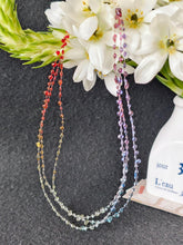 Load image into Gallery viewer, Resin Rainbow Crystal Choker Necklace, Pride Jewelry