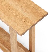 Load image into Gallery viewer, Solid Wood Narrow Console Table: Hallway Entryway Side Table, wooden side table