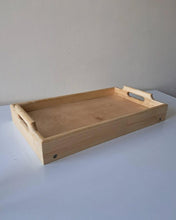 Load image into Gallery viewer, Royal luxury Handmade Solid Wood Breakfast table , Wooden Serving Tray Table, Foldable Tray Table