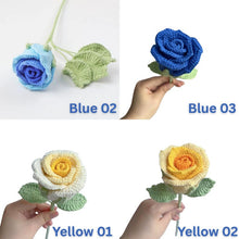 Load image into Gallery viewer, Custom Crochet Rose Bouquet : Gift for Her, Valentine’s Day, Anniversary, Birthday, Christmas, proposal