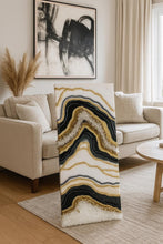 Load image into Gallery viewer, Resin Geode Wall Art Epoxy Crystal Painting | Modern Abstract Home Decor | Luxury Unique Gift for Living Room & Bedroom
