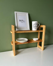 Load image into Gallery viewer, Handmade Pure Solid Wood, Natural Wooden Shelf | Handmade Home Organizer