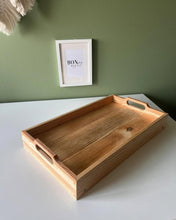 Load image into Gallery viewer, Royal luxury Handmade Solid Wood Breakfast table , Wooden Serving Tray Table, Foldable Tray Table