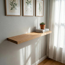 Load image into Gallery viewer, Big Size Floating Solid Rustic Wall Shelf, Floating Shelves, Wooden Floating Shelves, Farmhouse Heavy Duty Floating Shelves