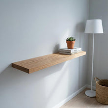 Load image into Gallery viewer, Big Size Floating Solid Rustic Wall Shelf, Floating Shelves, Wooden Floating Shelves, Farmhouse Heavy Duty Floating Shelves