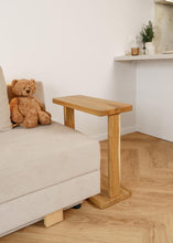 Load image into Gallery viewer, Slim side table, narrow bedside coffee table, living room furniture, indoor plant stand