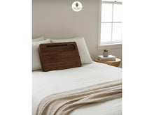 Load image into Gallery viewer, Wooden Bed Tray Table, Folding Breakfast Serving Tray, Wooden Tray, Wooden Serving Tray, Folding Table