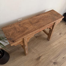 Load image into Gallery viewer, Rustic Handmade Vintage Bench 38", End of Bed Bench