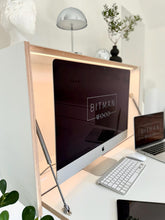 Load image into Gallery viewer, Folding Office or Study Table, Wall Mounted Floating Murphy Desk Work Space Saving Secretary Table