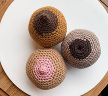 Load image into Gallery viewer, Artificial Breast, Crocheted Breast, Woolen Breast , Prosthetic Breast , Breastfeeding Model for Lactation Personalized, Teaching Aid, Boob Fake for Gynecologist, Antenatal Breast Prosthetic - Breastfeeding Model for Lactat