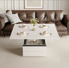 Load image into Gallery viewer, Folding Coffee Table cum Dining Table, Convertible Coffee table to Dining Table with Drawers