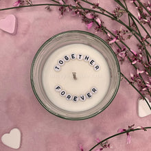 Load image into Gallery viewer, Together Forever - Hidden Message Candles - Gifts for Her - Gift for Him - Gift for Couple - Best Gift - Candle – Secret Message Candle