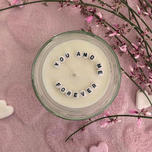 Load image into Gallery viewer, You And Me Forever - Hidden Message Candles - Gifts for Her - Gift for Him - Gift for Couple - Best Gift - Candle – Secret Message Candle