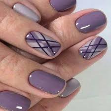 Nail Art  Press On/ Fake Nails - Readymade /Ready to wear - for Girls and Women - Light Purple