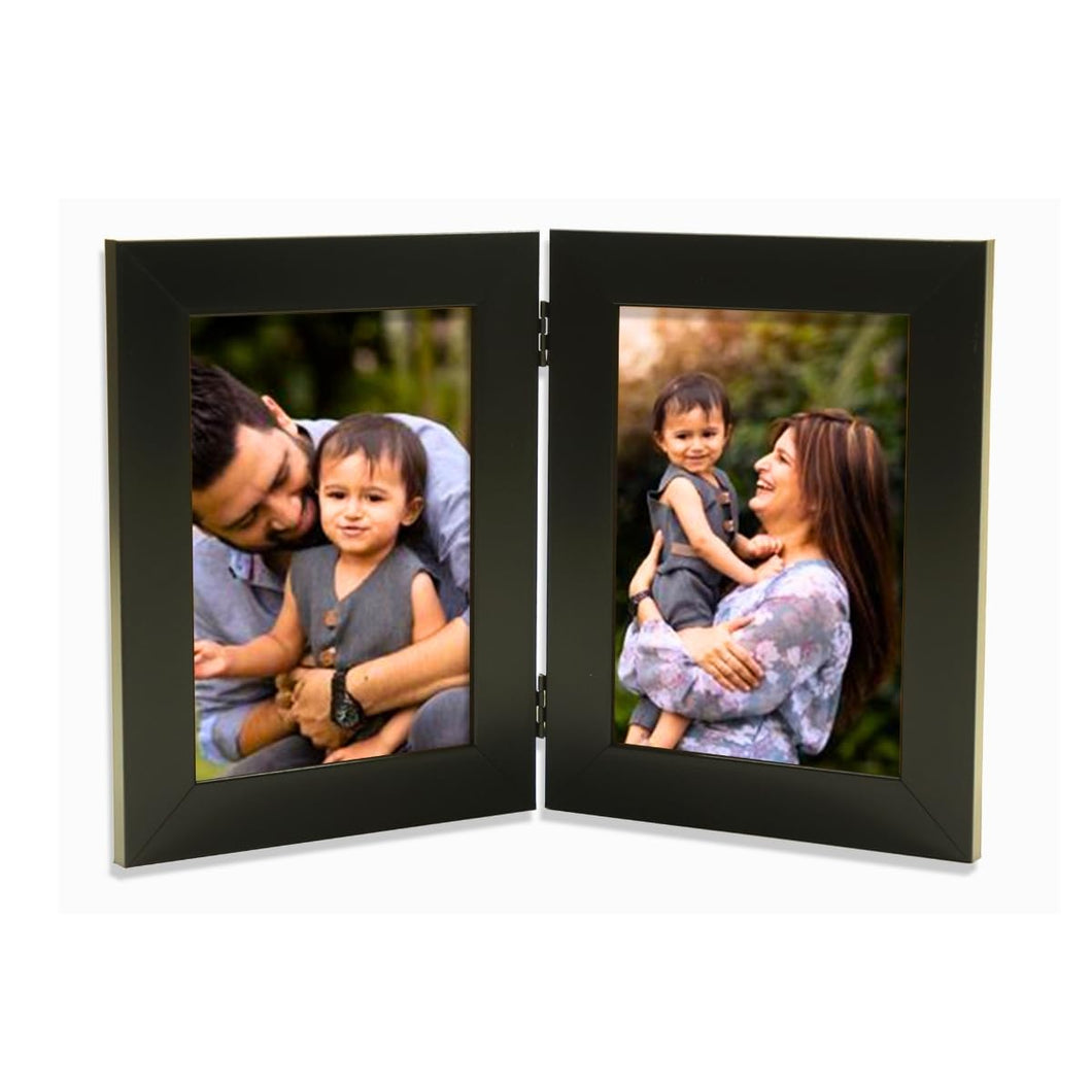 2 Photos in 1 Frame , Double Photo Frame , Couple Photo Frame, Folding ...