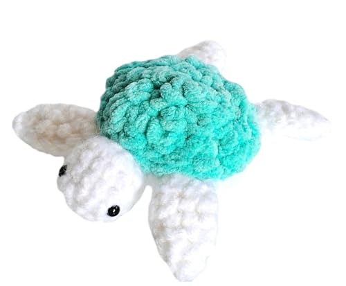 Amigurumi Crochet Soft Plush Turtle Toy | Handmade Crochet Soft Toys | Size - 13cm |