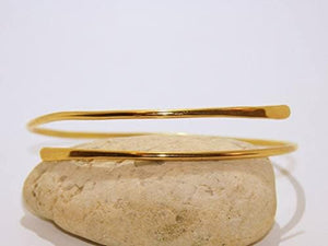 Arm Cuff , Armcuff for Women and Girls , Fashion Armlet- Minimalist Coil Upper Arm Cuff Open Arm Bracelet Armlet Armband Bangle for Women & Girls