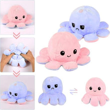 Load image into Gallery viewer, Octopus Plushie Reversible Soft Toys for Kids | Plush Soft Toys for Baby Boys and Girls| Best Gift | Octopus Soft Toy for Kids -Purple Pink
