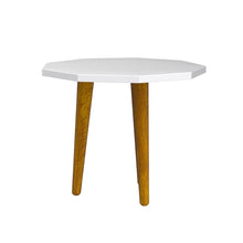 Load image into Gallery viewer, Beautiful Antique Wooden Fold-able Side Table/End Table/Plant Stand/Stool Living Room Kids Play Furniture Table Round Shape

