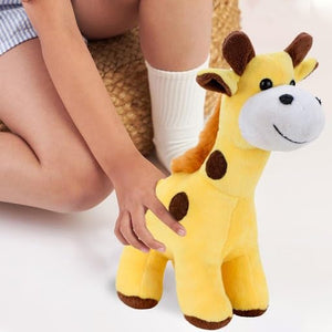 Webby Plush Standing Giraffe Soft Toys for Kids 30 CM (Yellow)
