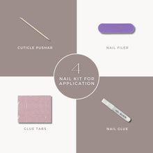 Load image into Gallery viewer, Nail Knack Nude Marble Press On Nails | 20 Pcs Acrylic Stick On Nails with Glue Tabs- Reusable, Easy to use &amp; long Lasting
