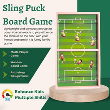 Load image into Gallery viewer, Amisha Gift Gallery Board Games for Kids String Hockey Table Board Games Indoor Games Fastest Finger Games for Kids Fast Sling Puck Board Game for Kids and Adults (Delux Hockey)
