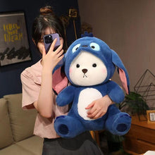 Load image into Gallery viewer, Baby Plushies, Blue Lovable Huggable Soft Toy, Big Size Hooded Plush Teddy Bear, Elegant Soft Plush Toy for Babies, Great Birthday Gift for Girls - 30 cm
