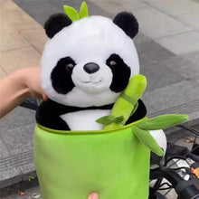 Load image into Gallery viewer, Storescent Cute Panda Plush with Bamboo, Kawaii Soft Panda in Bamboo Stuffed Animals Toy, Plushies Doll Gifts for Kids Girls Boys Birthday Valentine (Panda in Bamboo)
