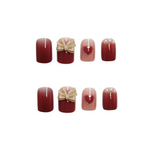 Load image into Gallery viewer, Fashionharbour 24 Reusable Artificial Fake Nail Set| Lightweight &amp; Long Lasting| Easy To Use| Quick Fix For Festivals &amp; Special Occasions (0lf014)
