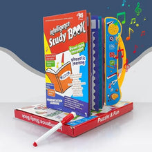 Load image into Gallery viewer, Storio Intelligence Book Sound Book Learning Cards for Children,English Letters &amp; Words Language_Skills Learning Book,Fun Educational Toys. Activities with Numbers, Shapes Learning Book for Toddlers
