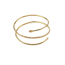 Load image into Gallery viewer, CHUU YUNG Upper Arm Cuff Armlet Open Wrap Bracelet Minimalist Crystal Sun Moon Butterfly Flower Bangle Adjustable Leaf Feather Armband for Women Wedding Costume Jewelry, Metal
