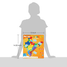 Load image into Gallery viewer, Imagimake Mapology India with State Capitals - Educational Toy and Learning Aid for Boys and Girls - India Map Puzzle - Jigsaw Puzzle, 25 Pieces, Kids
