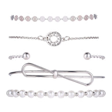 Load image into Gallery viewer, Shining Diva Fashion Latest Stylish Multilayer Silver Plated Bangle Bracelet for Women and Girls (rr12800b)(Set of 5)
