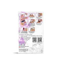 Load image into Gallery viewer, Secret Lives Acrylic Fake Reusable False Artifical Press On Nails Translucent Pink Color With Silverish Golden Glitter 3D Flowers And Pearl Design 24 Pieces With Kit

