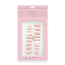 Load image into Gallery viewer, Nail Knack Nude Marble Press On Nails | 20 Pcs Acrylic Stick On Nails with Glue Tabs- Reusable, Easy to use &amp; long Lasting
