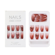 Load image into Gallery viewer, Anzailala Fake Nails 24 Pcs Press On Nails with Glue Sticker for Women

