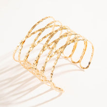 Load image into Gallery viewer, Shining Diva Fashion Gold Plated Stylish Kada Bangle Cuff Bracelet for Women (16141b) (Gold)
