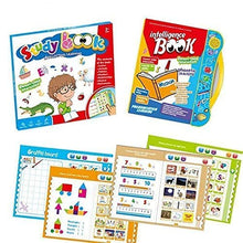 Load image into Gallery viewer, Storio Intelligence Book Sound Book Learning Cards for Children,English Letters &amp; Words Language_Skills Learning Book,Fun Educational Toys. Activities with Numbers, Shapes Learning Book for Toddlers
