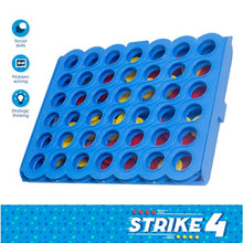 Load image into Gallery viewer, Funskool Strike 4, Classic Disc Dropping Game, Strategy Game, Board Game for kids, Adults, Families, Educational, 2 Players, Family Fun, Activity Toy for Childrens, Gift Set for Kid, Ages 6+ Years
