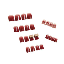 Load image into Gallery viewer, Fashionharbour 24 Reusable Artificial Fake Nail Set| Lightweight &amp; Long Lasting| Easy To Use| Quick Fix For Festivals &amp; Special Occasions (0lf014)
