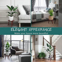 Load image into Gallery viewer, Wooden Multifunctional Plant Stand - Modern Home Decor, Wood Planter Holder for Flower Pots, For Living Room Bedroom Balcony Indoor and Outdoor - Kids Stool-(Natural)
