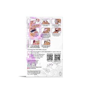 Secret Lives Glossy Reusable Artifical Fake False Press on Nails for Women Red Color with Check Design Long Lasting 24 PCS Set with Kit