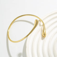 Load image into Gallery viewer, Arm Cuff for Women Upper Arm Jewelry Gold Band Bangle Bracelet Summer Beach Essentials, A:Waterdrop Gold, Adjustable

