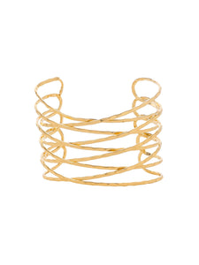 Armcuff , Arm Cuff Bracelet for Women and Girls Fashion Golden Kadaa Bracelets | Multi Strand Arm Cuff Armlet Gold Plated Hand Cuff Kadaa Bracelet for Women