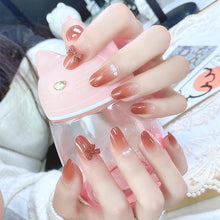 Load image into Gallery viewer, Anzailala Fake Nails 24 Pcs Press On Nails with Glue Sticker for Women
