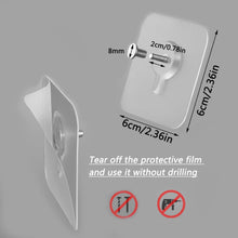 Load image into Gallery viewer, Zulaxy Photo Frame Hooks for Wall Without Drilling, 10 Pack Self Adhesive Hooks for Wall Heavy Duty Strong Nail Free for Hanging Photo Frame (Hanging Hook, Transparent) Stainless Steel
