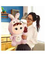 Load image into Gallery viewer, Niku Doll (30cm, Pink) | Soft Plush Doll Toy with Rabbit Ear, Teddy Bear, Best Gift Toy and Pillow for Kids, Girls and Adults | Valentines
