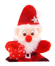 Load image into Gallery viewer, Tickles Christmas Santa Claus with Gift Bag Stuffed Soft Plush Toy for Kids Room (Size: 26 cm Color: Red)
