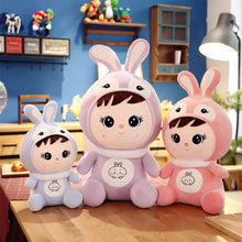 Load image into Gallery viewer, Niku Doll (30cm, Pink) | Soft Plush Doll Toy with Rabbit Ear, Teddy Bear, Best Gift Toy and Pillow for Kids, Girls and Adults | Valentines
